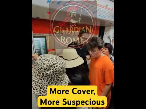 🔴Pickpockets turned around when they saw me #Pickpockets #Metro #Rome #Italy #Pickpockets_in_Rome