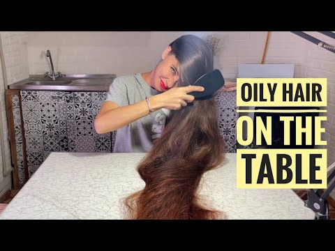 Oily hair on the table (preview)