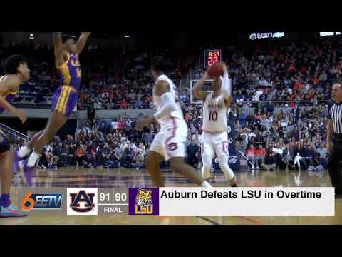 Auburn Men's Basketball Defeats LSU in Overtime