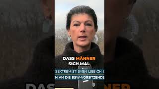 Wagenknecht warnt vor Männern in Frauenhäusern #politik #wagenknecht #bsw