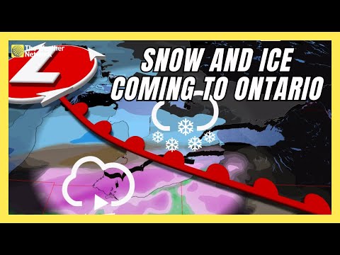 Freezing Rain and Widespread Snow Take For Ontario | #forecast