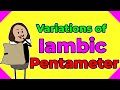 Understanding Iambic Pentameter Variations