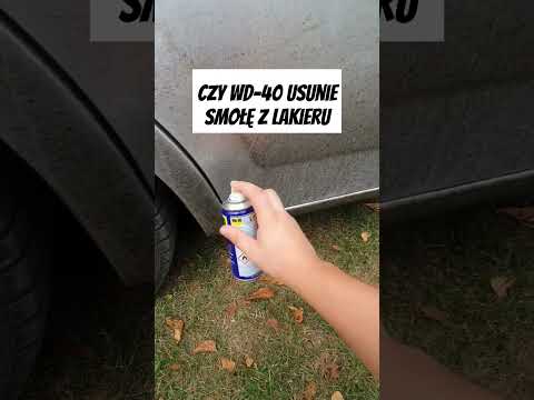 Czy WD-40 usunie smołę z lakieru #shorts #short #wd-40