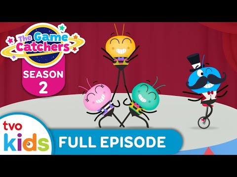 At Space Circus School 🎪 | THE GAME CATCHERS 🪐 | Explore Space & Planets, Play Games 🕹️ | TVOkids