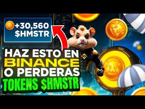 ¡¡ TIENES QUE SABER ESTO DE BINANCE Y $HMSTR ANTES DE QUE SEA TARDE PARA GANAR MAS REWARDS !!