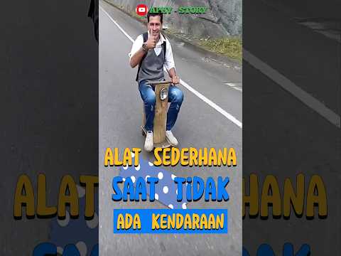 ALAT SEDERHANA | SAAT TIDAK ADA KENDARAAN #shorts #alatsederhana #kendaraan