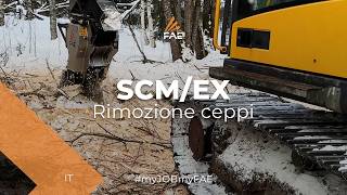  FAE SCM/EX - Fresaceppi per escavatori da 14 a 24 tonnellate