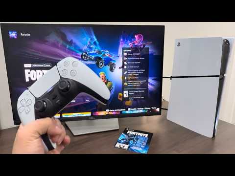 Setting Up My Fortnite PS5 Slim for The First Time