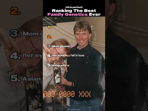 Ranking The Best Family Genetics Ever #viral #mom #shortrs