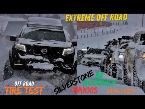 OFF ROAD Lastik testi / Maxxis Silverstone Bf Goodrich ÇAVUŞ DESEN Nissan  vs Mitsubishi