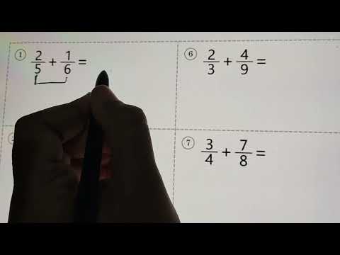 Adding Fractions with Unlike Denominators | Addition of fractions | Ayushi teacher