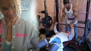 Vegan Mom Benches 135lb For the First Time At Age 59!