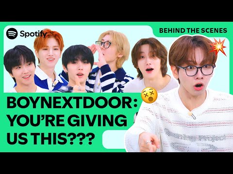 [ENG] BOYNEXTDOOR gets the best present ever from SpotifyㅣBehind the Scenes