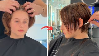 Maintaining the blonde, keeping it short!
