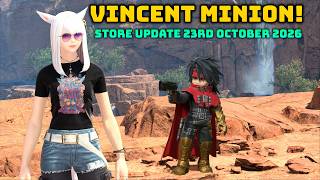 FFXIV: Vincent Minion , Festival T-Shirts & Orchestrions - New Store Update 23rd October 2026