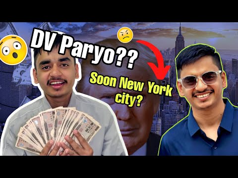 DV Ko Process Agadi badhaudai 😀 America jane tayari suru gardai 🇺🇸 birthday ko din dekhi 🤭 #EDV