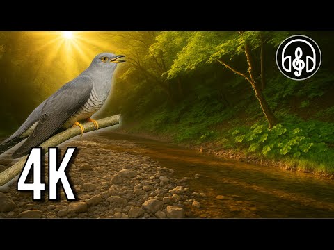 Gentle Sound of a Mountain River and Birdsong | 10 Hours in 4K UHD