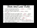 Understanding Stem-and-Leaf Plots