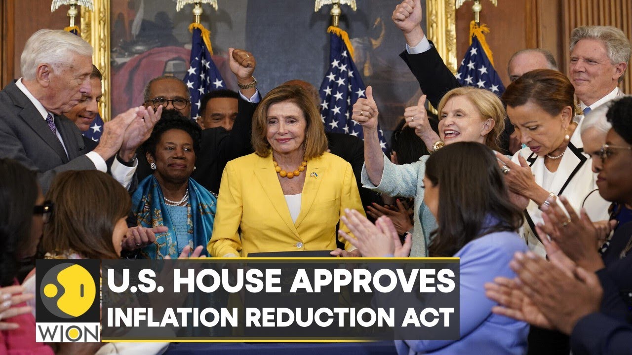 U.S. House approves inflation reduction act; President Biden lauds passage of the Bill