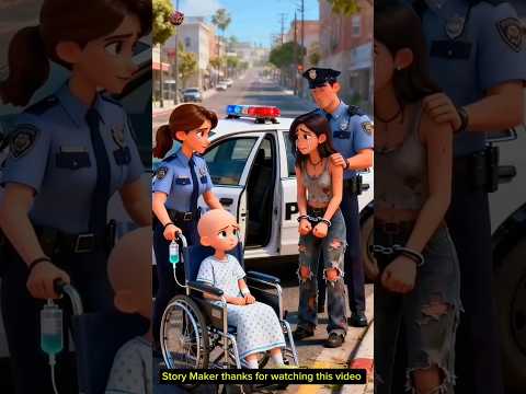 मम्मी अपनी बेटी के लिए जेल चली गई 😱😭 #storymaker #cartoon #animation #emotional