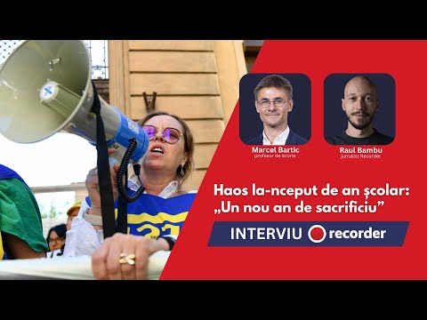 INTERVIU: Haos la-nceput de an școlar: „Un nou an de sacrificiu”