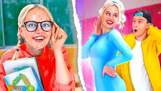 NERD vs POPULAR - Como se tornar popular | Situações engraçadas e relacionáveis ​​da FUN2U School