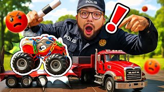 Polis İbrahim 🚓 Canavar Arabayı Yakalayabilecek mi? 🚨 | Trafik Kurallarını Öğrenelim!
