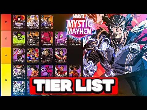 🔥LA TIER LIST ULTIME pour BIEN COMMENCER Marvel Mystic Mayhem !