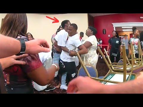 Brutal Fight Breaks Out At A High School Graduation Party