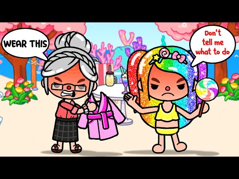 Girl Ran Away From Home Because Of Her Grandma | Toca Life Story | Toca Boca