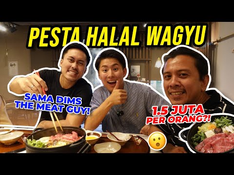 1.5 JUTA WORTH IT GAK?? PESTA A5 HALAL WAGYU SAMA DIMS THE MEAT GUY!