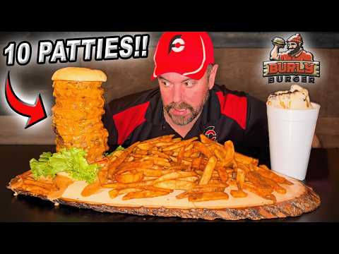 Over 600 People Have Failed Burly Burger's 10-Patty "Brigham" Cheeseburger Challenge in Utah!!