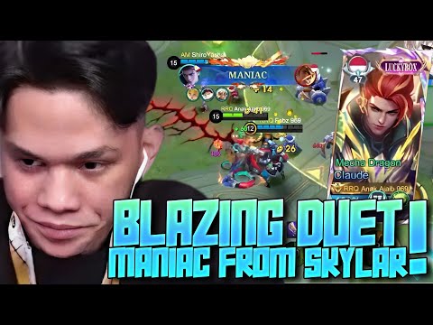MANIAC BLAZING DUET FROM SKYLAAAAAR !