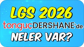 LGS 2026'da tonguç DERSHANE'de Neler Var? ✍🏻💻