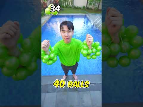 How Many Balls To Make A Human Float?