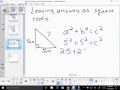 Identifying Right Triangles with the Pythagorean Theorem