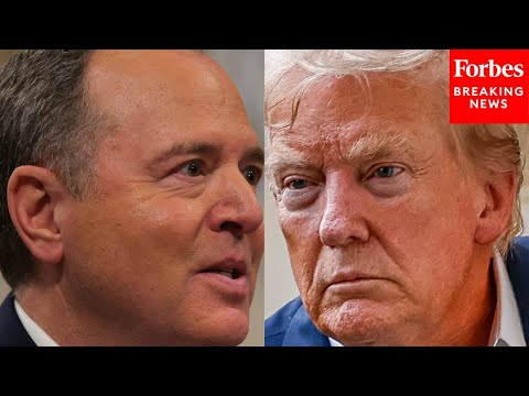 YouTube video thumbnail: Adam Schiff Accuses Trump Of 'Conflicts Of Interest' Stemming From His Cryptocurrency