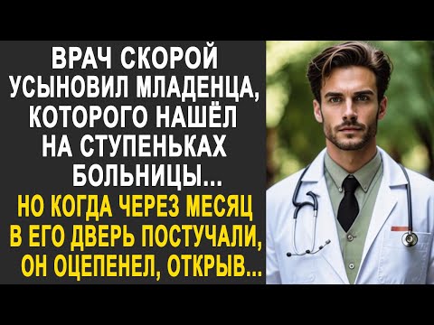 Врач скорой усыновил младенца, которого нашёл на ступеньках больницы. Но спустя месяц...