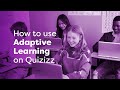Adaptive Question Bank Features