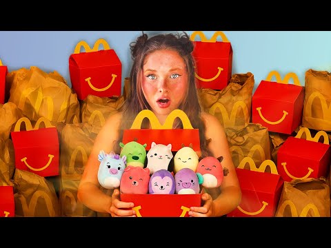 I Spent $300 on HAPPY MEALS To Find The *RAREST* SQUISHMALLOW!