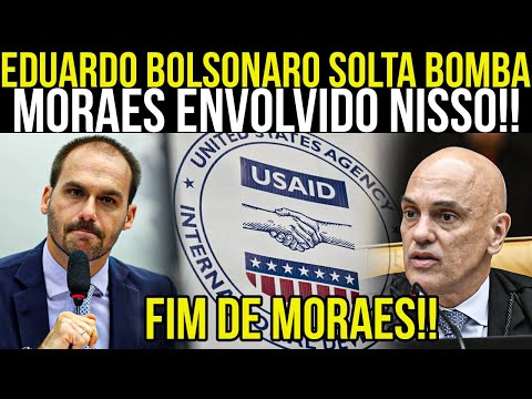 MORAES EM PANICO APOS DESCOBERTA DE EDUARDO BOLSONARO... E O FIM DESSA QUADRILHA!!