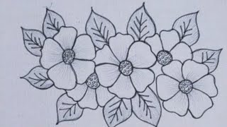 New Very Beautiful Hand Embroidery Flower Design - Easy Embroidery Stitches - Embroidery Queen