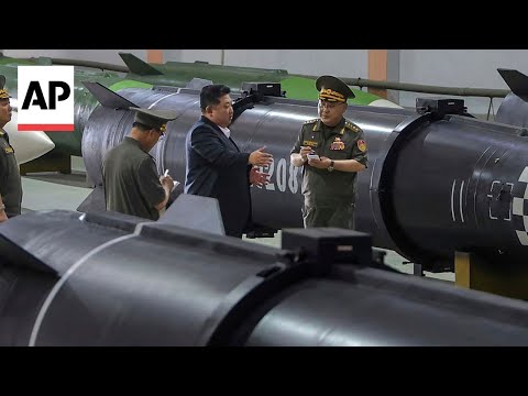 YouTube video thumbnail: Kim Jong Un Inspects new Missile Factory in North Korea Ahead of China Visit