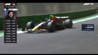 Sergio Perez Radio Reaction for Getting P1 in F1 Saudi Arabian GP 2022||