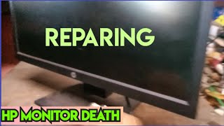 HP monitor repairing.  Death hp monitor repair 