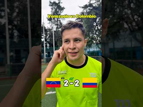 Venezuela vs Colombia #futbol #humor