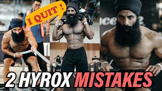HYROX RACE Delhi 2025 - mistakes , timings & tips .
