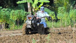 RAW POWER! Kubota Diesel Hand Crank & Heavy Tilling on Hard Soil