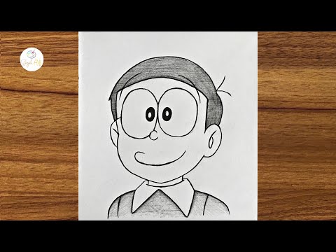 How to Draw Nobita from Doraemon || Easy drawing ideas for beginners || Easy Nobita drawing