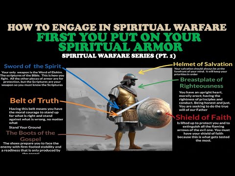 HOW TO ENGAGE IN SPIRITUAL WARFARE: FIRST YOU PUT ON YOUR SPIRITUAL ARMOR (SPIRITUAL WARFARE PT. 1)